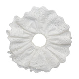 EYELET SCRUNCHIE IN DAFFODIL