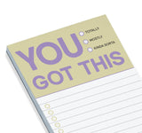 You Got This Make-a-List Pad