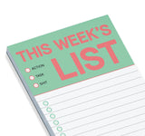 This Week’s List Make-a-List Pad