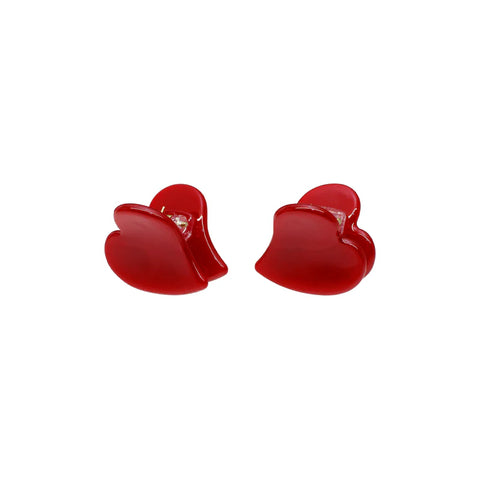 BABY HEART CLIP SET IN CHERRY KISS