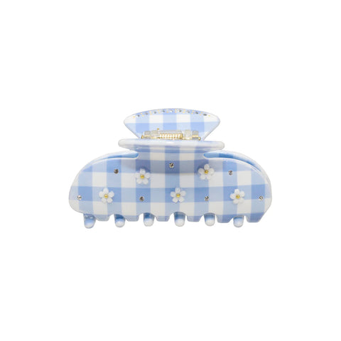 Sweetheart Clip in Daisy Blue Picnic (Pre Order)