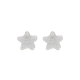 BABY STAR CLIP SET IN SILVER TINSEL