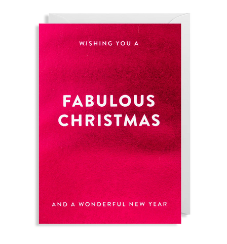 Wishing You a Fabulous Christmas and a Wonderful New Year