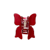 BOW CLIP IN POINSETTIA