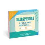 Bestie I Love You Because … Fill in the Love® Book