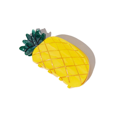 Sweet pineapple claw clip