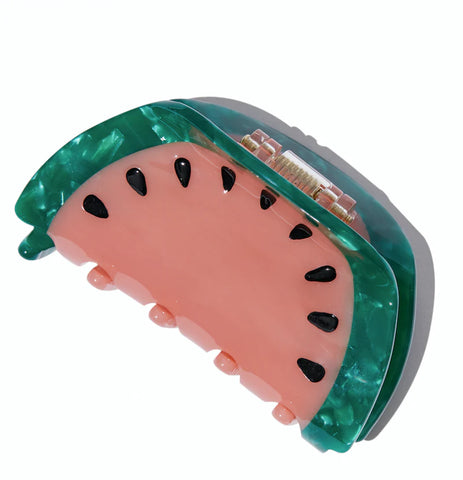 Watermelon hair claw clip