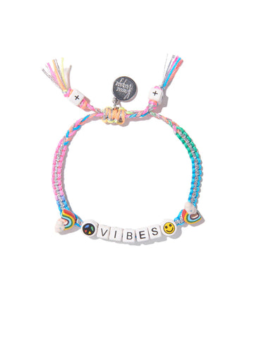 VIBES BRACELET (SILVER RAINBOW)