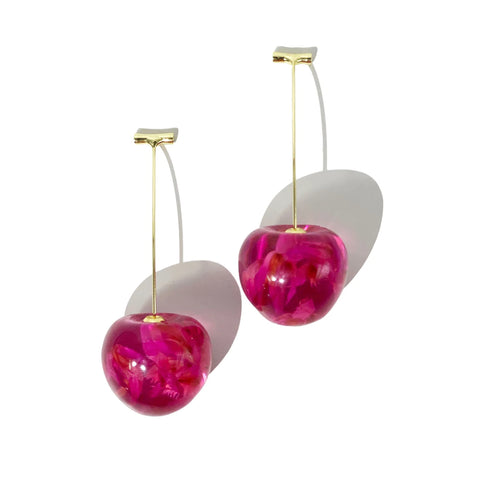 Cherry on top earrings