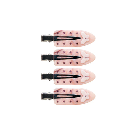 Popstar Clips in Pink Flutters (Pre order)