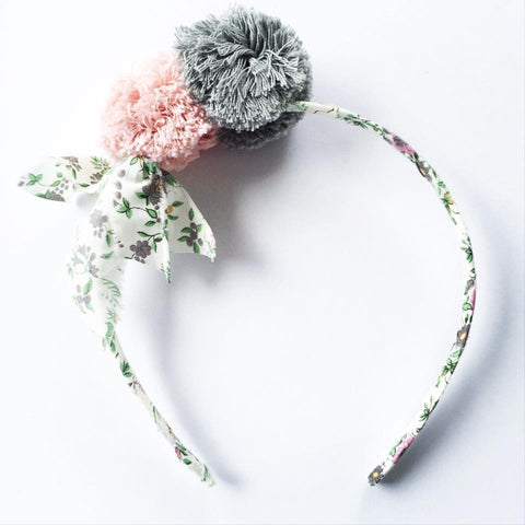 Nini La Duchesse Pom Pom Hairband - Houpette