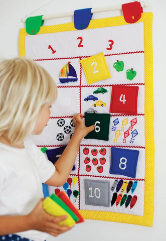 Oskar & Ellen Learn To Count Wall Hanging