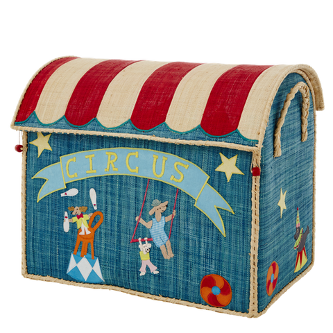 Rice A/S Large Raffia Circus Basket